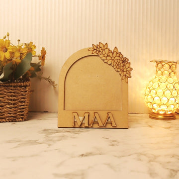 Arch Photo Frame With Pre Marked Flowers